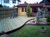 Summer house and decking